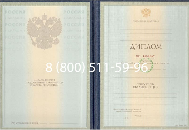 Купить Диплом о высшем образовании 1997-2002 годов в Нефтекамске